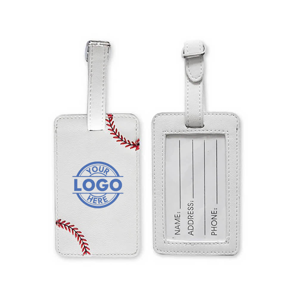 Custom Design Baseball Luggage Tag - Authentic Series