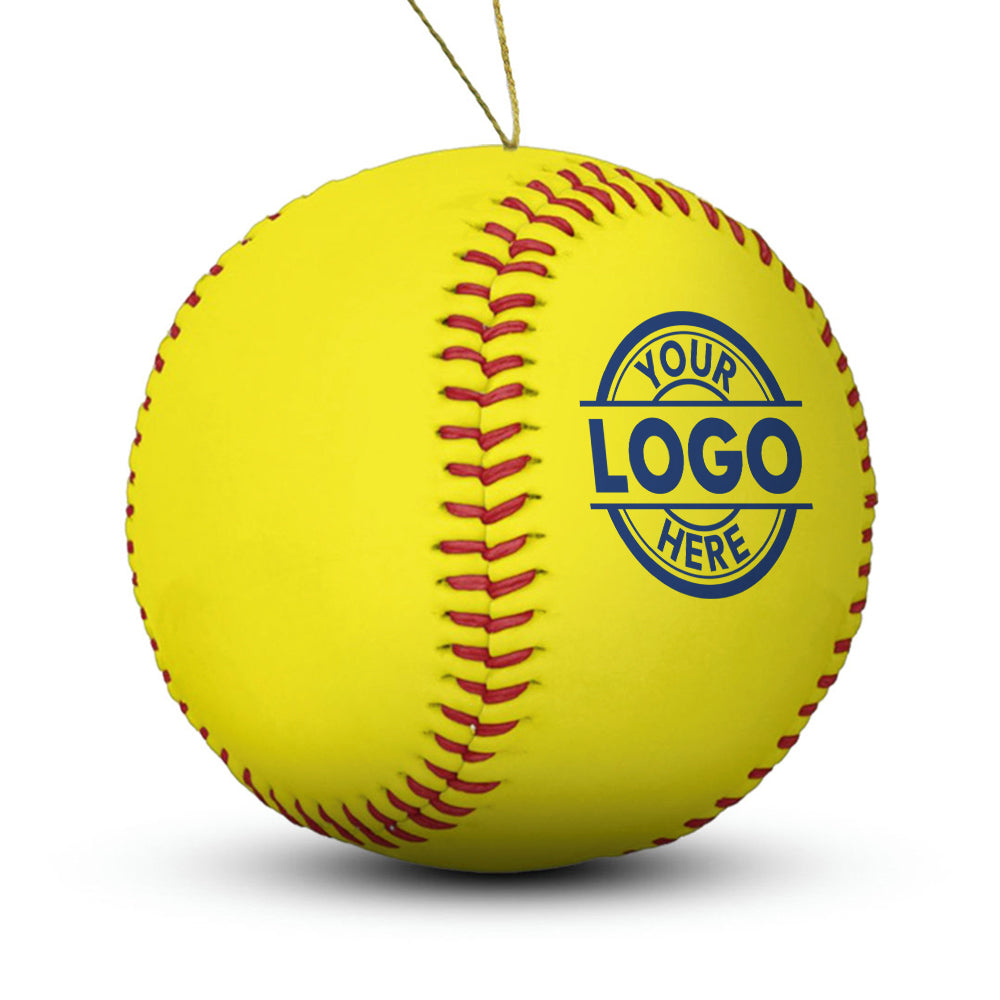 Custom Design Softball Ornament “Standard Edition” - Authentic Series