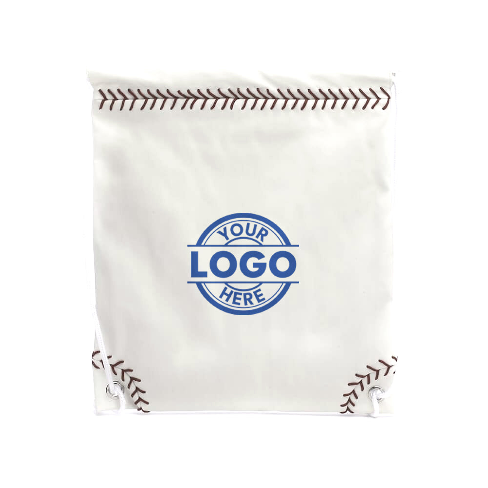 Custom Design Baseball Drawstring Bag - Authentic Series