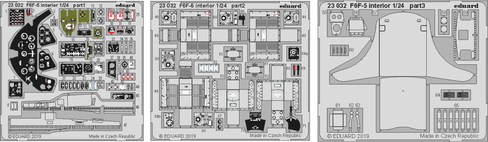 Eduard 23032 1/24 Aircraft- F6F5 Hellcat Interior for ARX