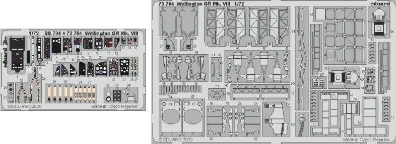 Eduard 73704 1/72 Aircraft- Wellington GR Mk VIII for ARX (Painted)