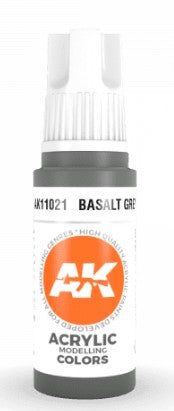 AK Interactive 11021 Basalt Grey 3G Acrylic Paint 17ml Bottle