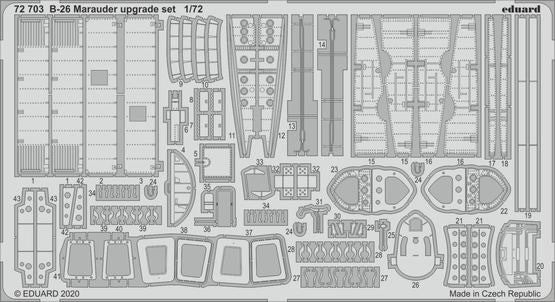 Eduard 72703 1/72 Aircraft- B26 Marauder Upgrade Set for EDU