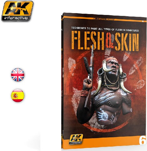 AK Interactive 241 Learning Series 6: Flesh & Skin Techniques for Miniatures Boo