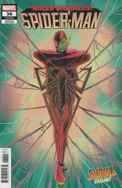 Miles Morales: Spider-Man Vol. 1 #38 – Ernanda Souza Skrull Variant (Marvel, 2022) CBCS 9.8