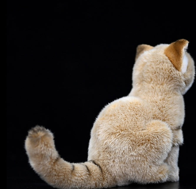 Plush Dune Cat Toy – Soft Squat Stuffed Animal Doll