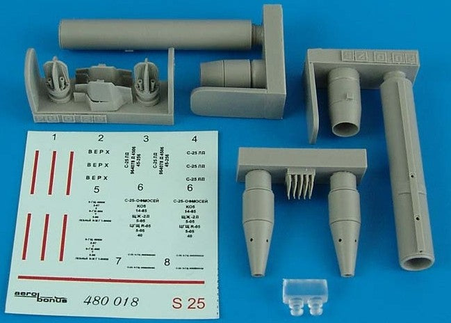 Aerobonus 480018 1/48 S25L Air-to-Ground Rocket