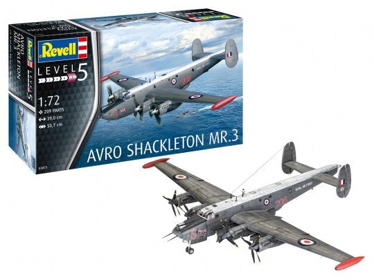Revell 3873 1/72 Avro Shackleton MR3 Recon Patrol Aircraft