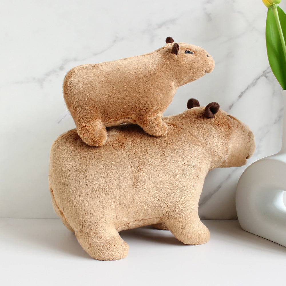 Capybara Plush Toy – Soft Animal Plush Doll with PP Cotton Filling