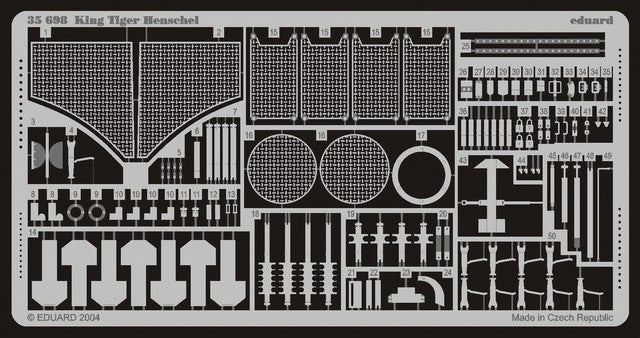 Eduard 35698 1/35 Armor- King Tiger Henschel for DML