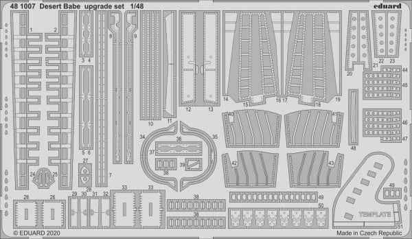 Eduard 481007 1/48 Aircraft- Tornado GR I Desert Babe Upgrade Set for EDU