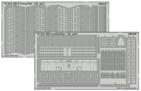 Eduard 481035 1/48 Aircraft- SBD2 Landing Flaps for ACY