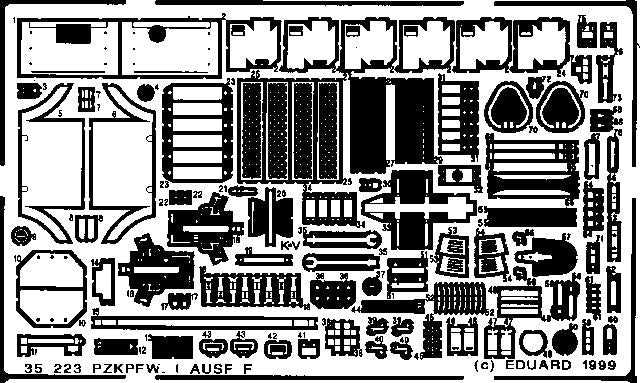 Eduard 35223 1/35 Armor- PzKpfw I Ausf F for ALN