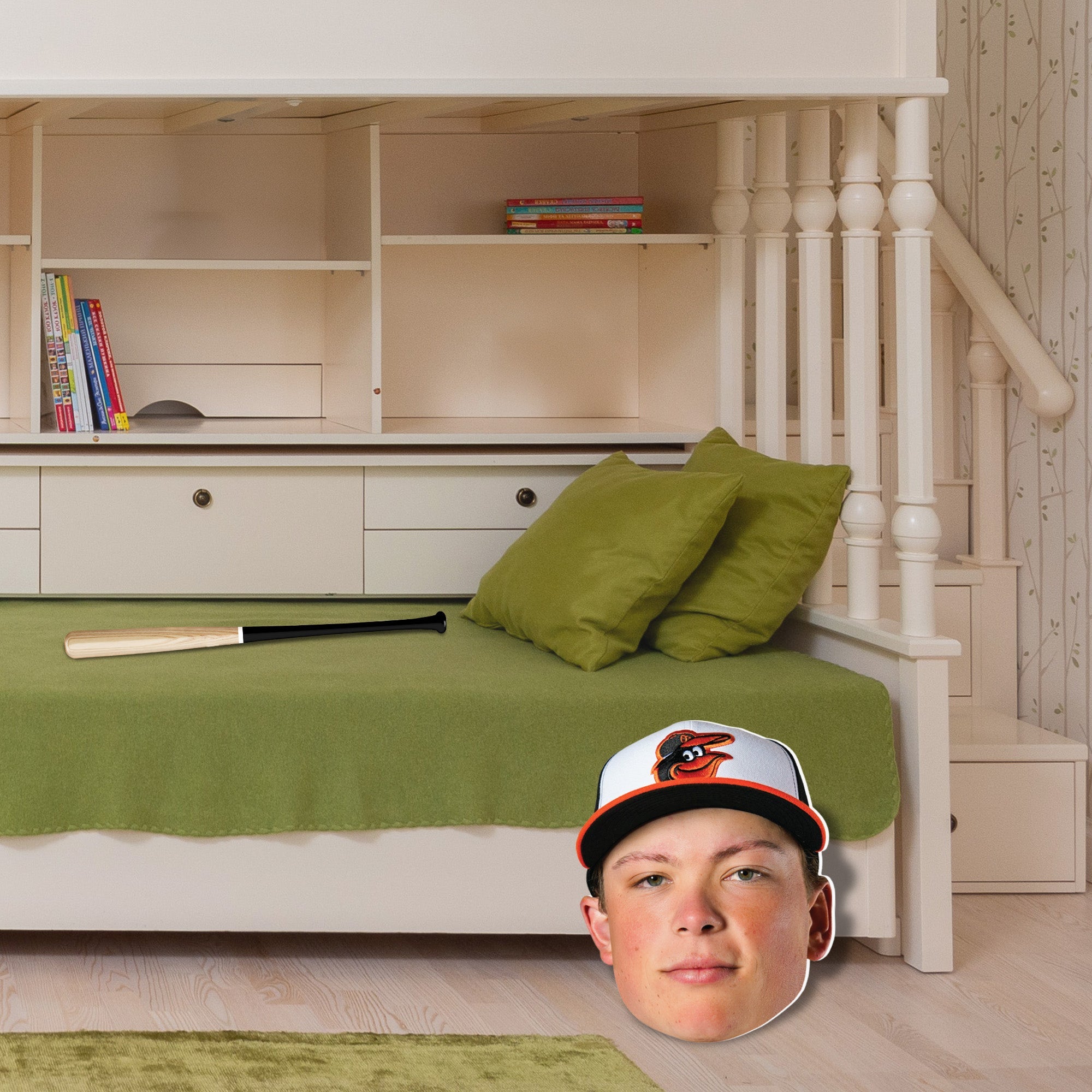 Jackson Holliday - Big Head - Official MLB - Baltimore Orioles - Foam Core Cutout