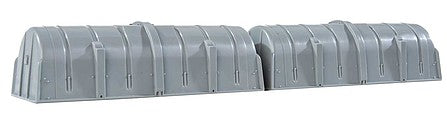Walthers SceneMaster 949-3195 HO Scale Glass-Fiber Style Coil Car Hood Kit 2Pack