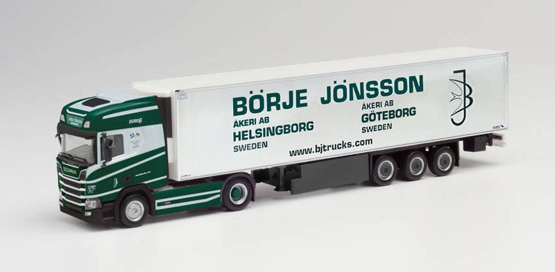 Herpa 311953 1/87 Scale Scania Cr 20 Hd Reefer Semi Borie Jonsson