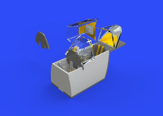 Eduard 648279 1/48 Aircraft- Bf109F Cockpit for EDU (Photo-Etch & Resin)