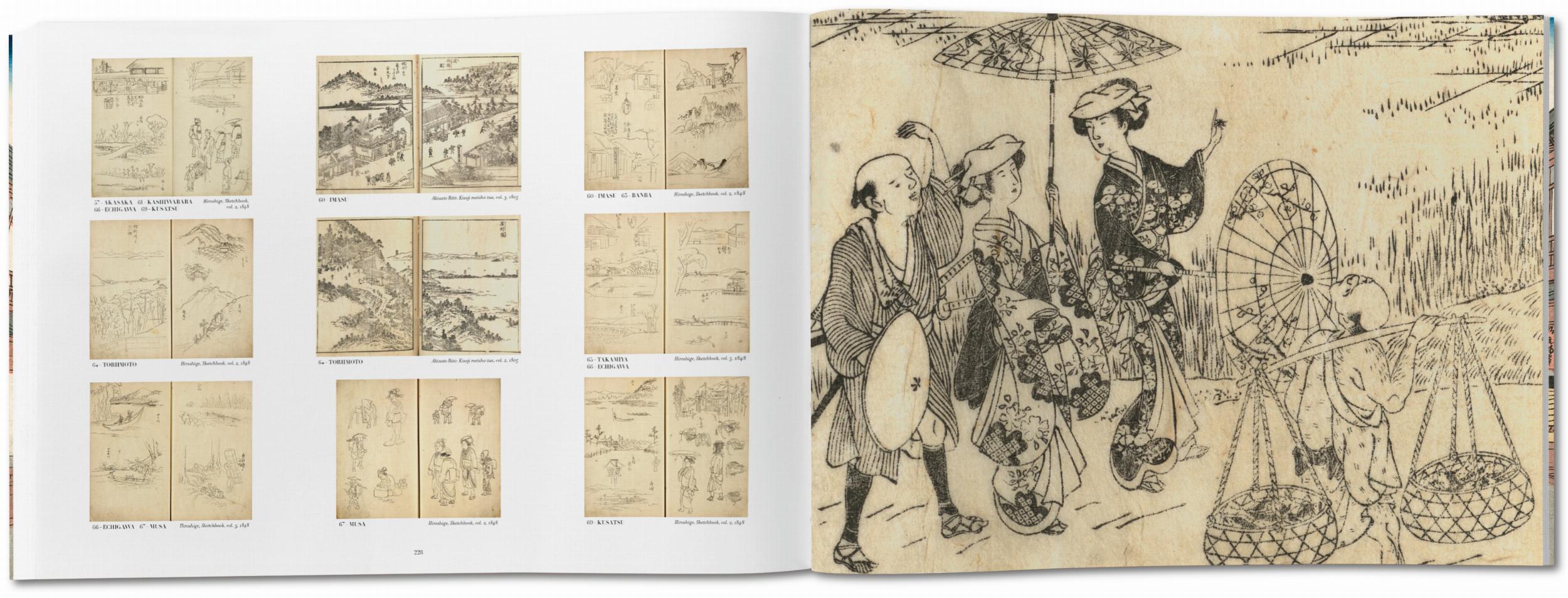 Hiroshige & Eisen. The Sixty-Nine Stations along the Kisokaido (German, French, English)