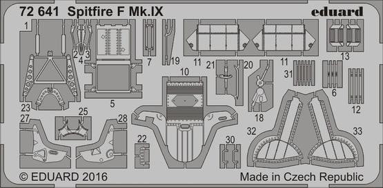 Eduard 72641 1/72 Aircraft- Spitfire F Mk IX for EDU