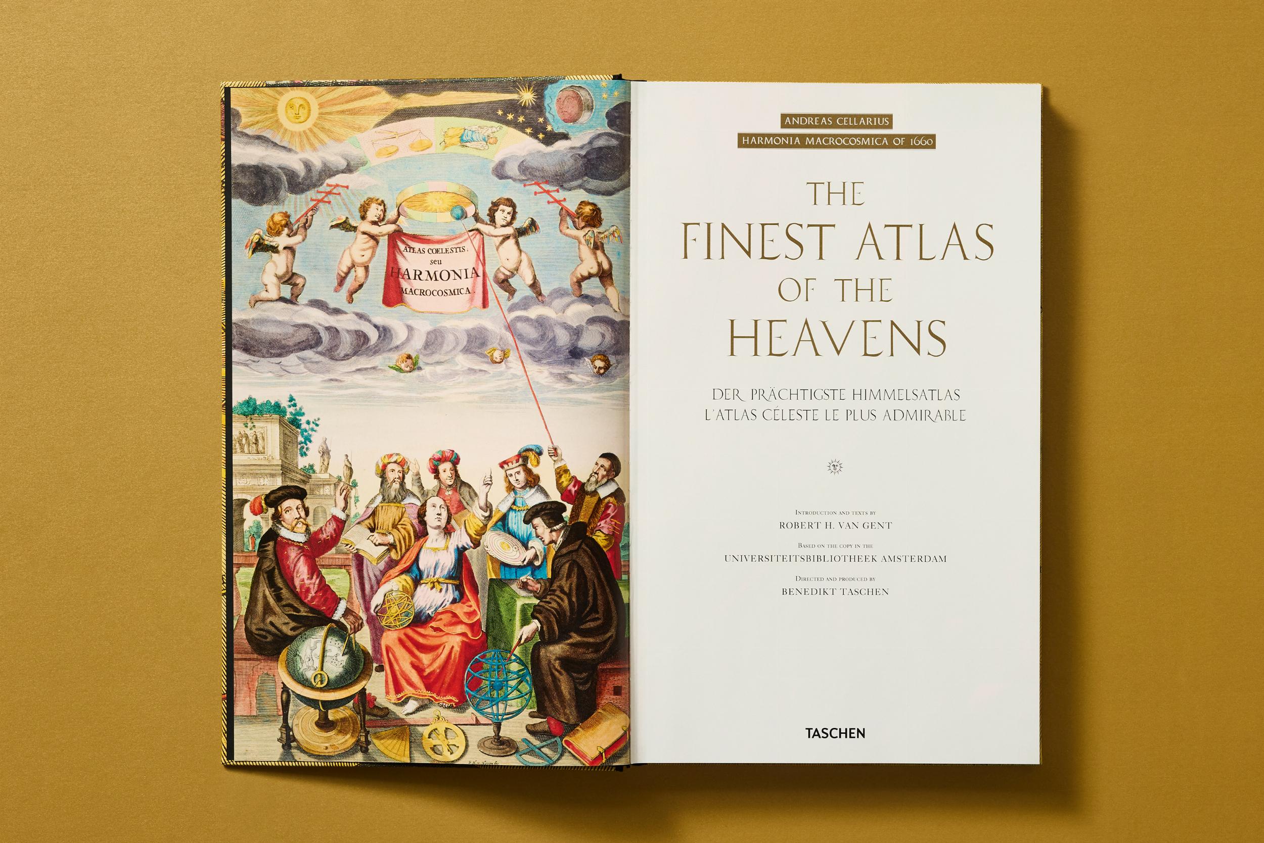 Cellarius Atlas (German, French, English)