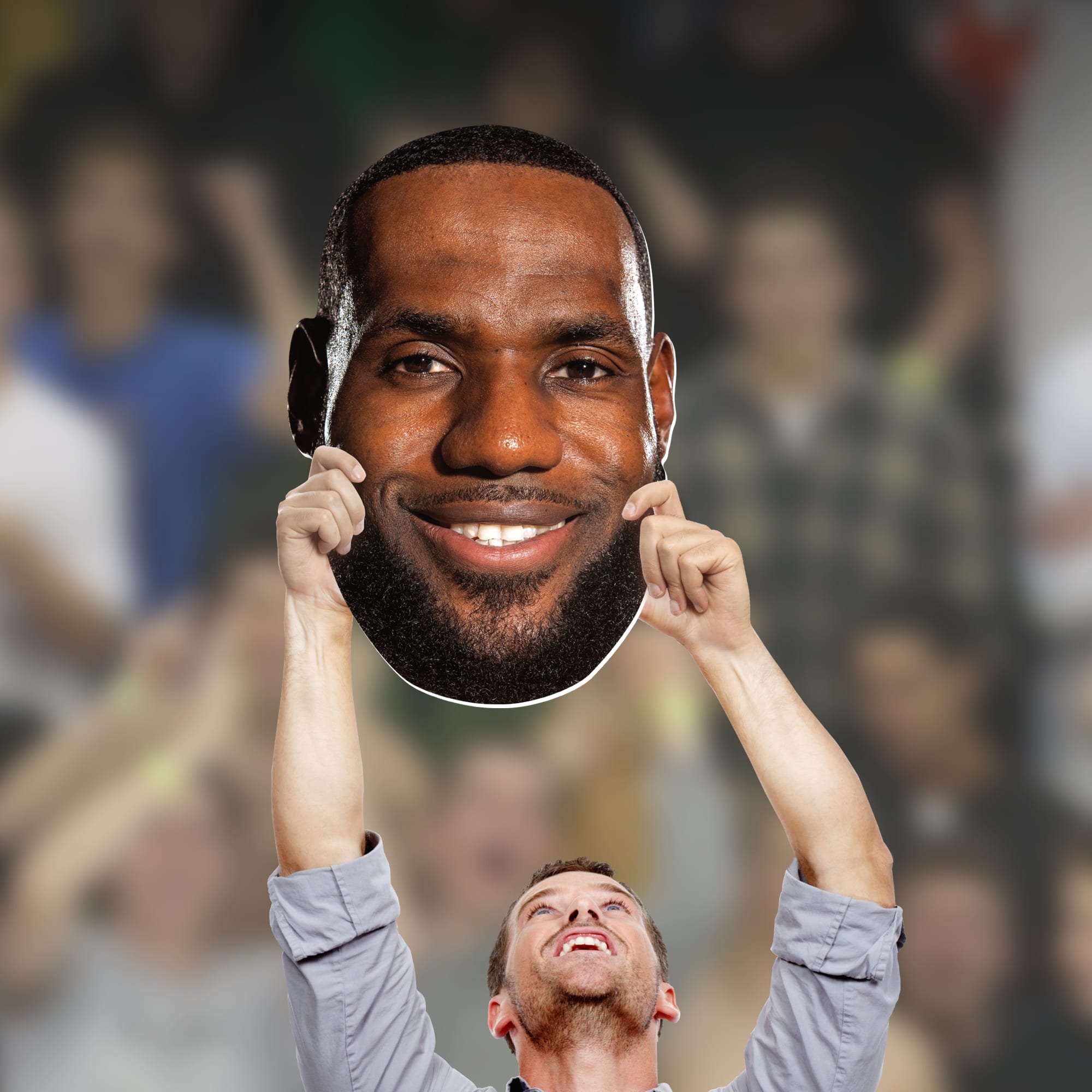 LeBron James - Big Head - Official NBA - Los Angeles Lakers - Foam Core Cutout