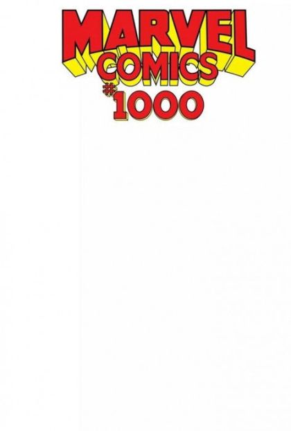 Marvel Comics (2019) #1000 – Variant Blank Cover (Marvel, 2019)