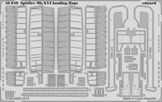 Eduard 48849 1/48 Aircraft- Spitfire Mk XVI Landing Flaps for EDU
