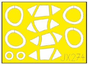 Eduard JX274 1/32 Mask Aircraft- PT13 Kaydet for ROD