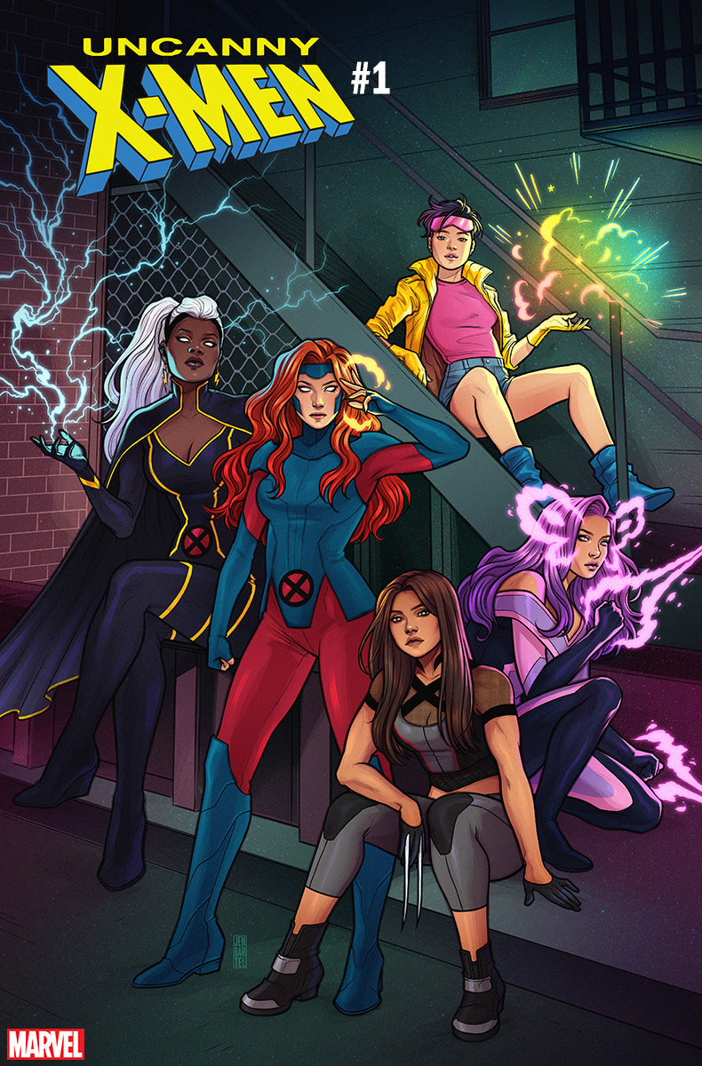 UNCANNY X-MEN #1 Marvel 1:50 Jen Bartel Variant x-23 Psylocke Jubilee Storm Jean Grey (11/14/2018)