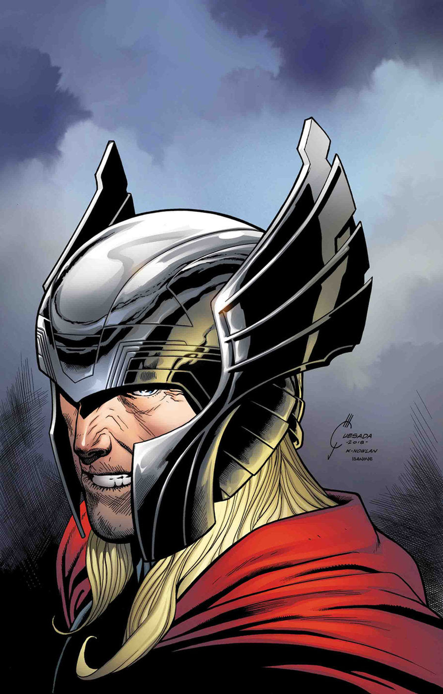 WAR OF REALMS #1 1:100 Joe Quesada Virgin Variant Thor (04/03/2019) MARVEL