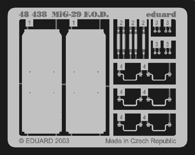 Eduard 48438 1/48 Aircraft- Mig29 F.O.D. for ACY