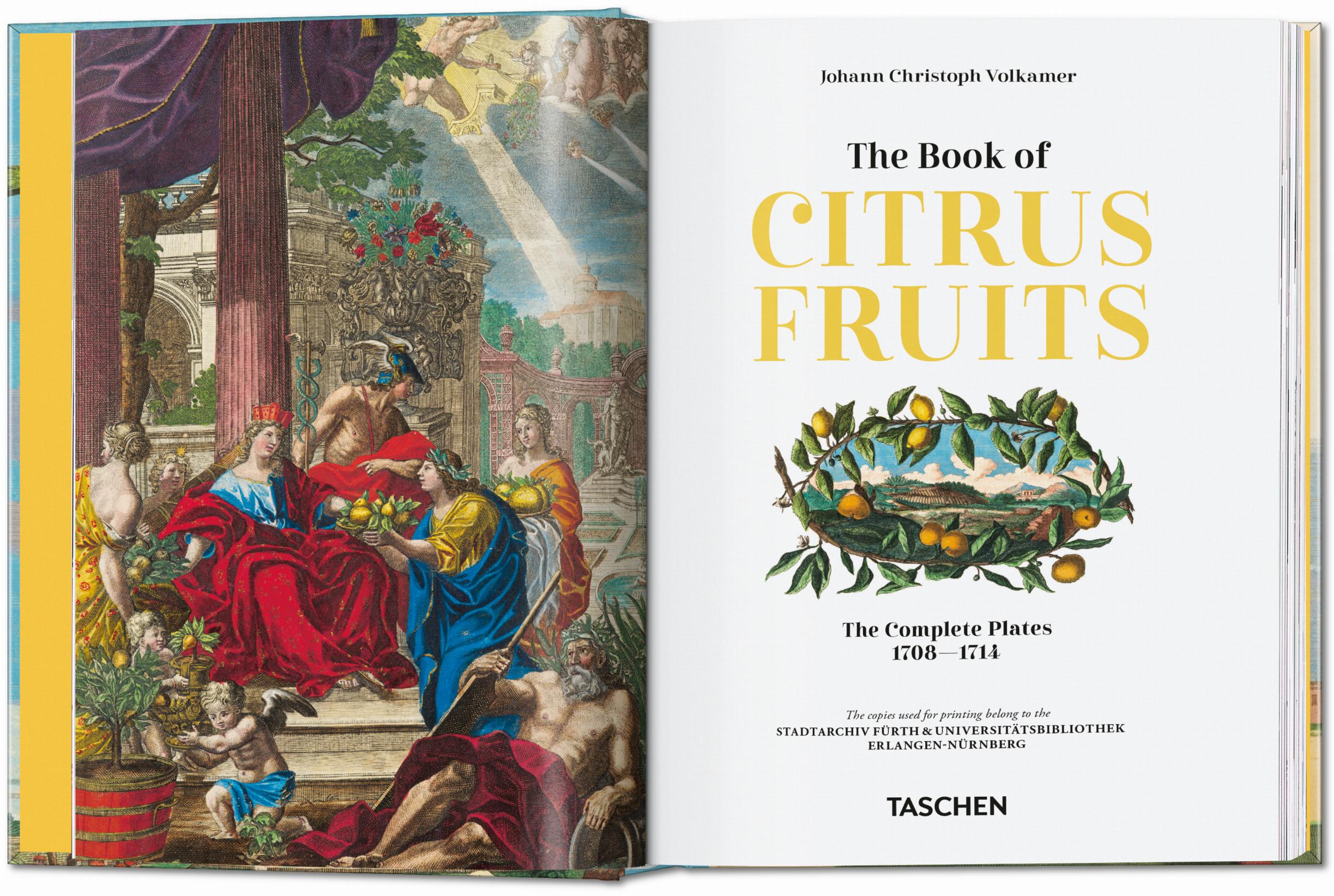 J. C. Volkamer. The Book of Citrus Fruits. 45th Ed. (German, French, English)