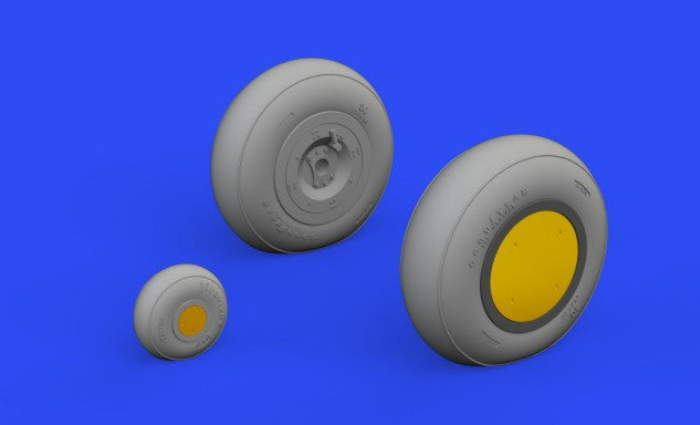Eduard 632180 1/32 Aircraft- Hawk 81A2 Wheels for LNR (Mask, Photo-Etch & Resin)