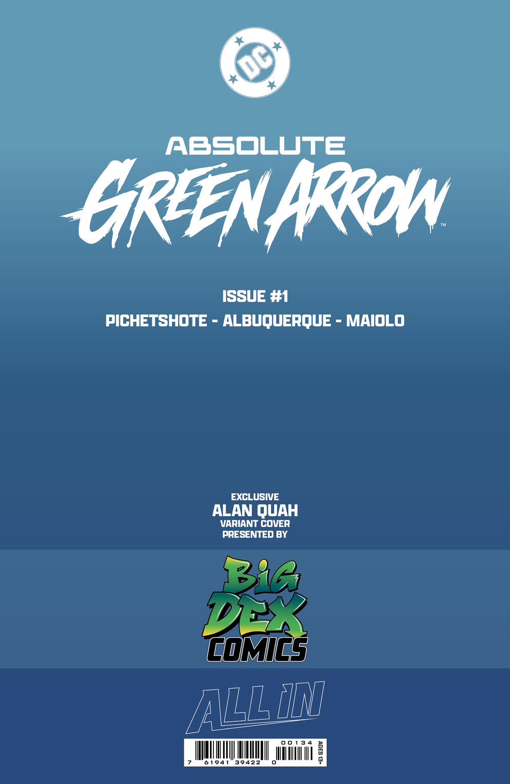 Absolute Green Arrow #1 ALAN QUAH Trade Dress