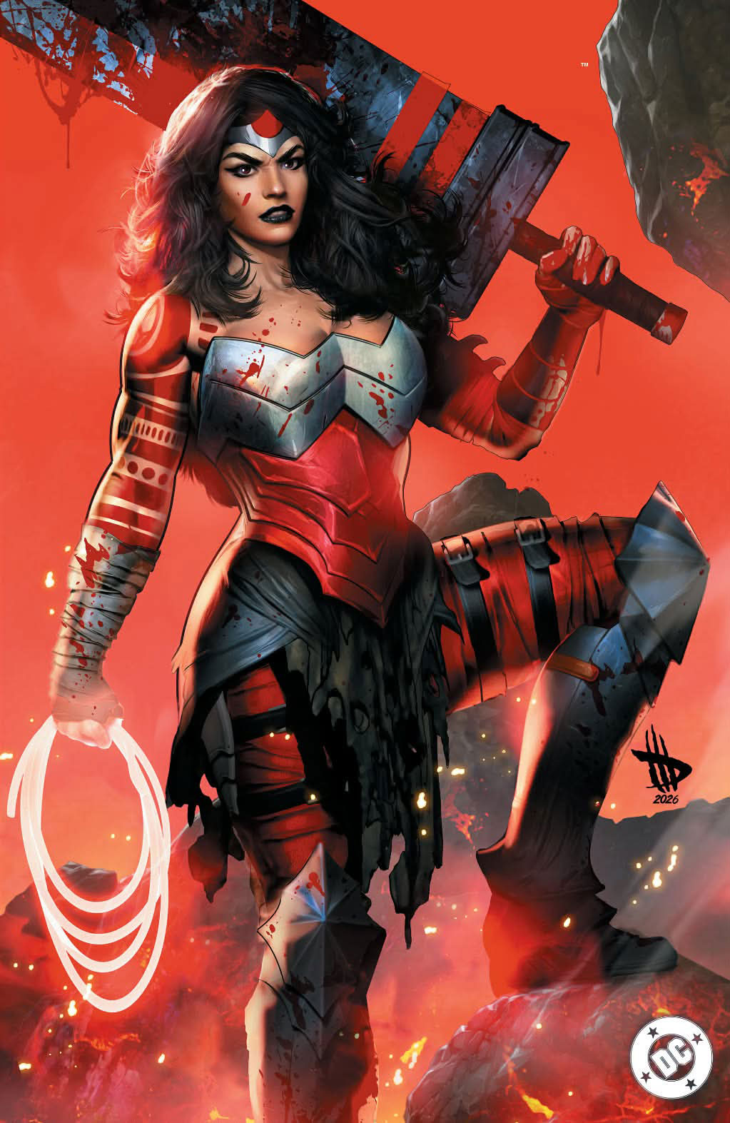 Absolute Wonder Woman #20 Dave Wilkins Trade/Virgin Set