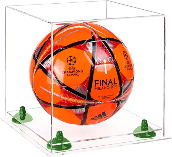 Acrylic Soccer Ball Display Case - Clear (A027/B02)