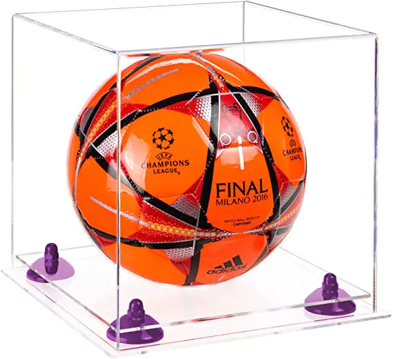 Acrylic Soccer Ball Display Case - Clear (A027/B02)