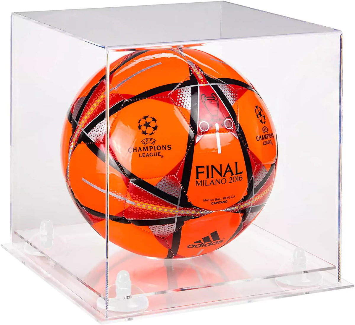 Acrylic Soccer Ball Display Case - Clear (A027/B02)