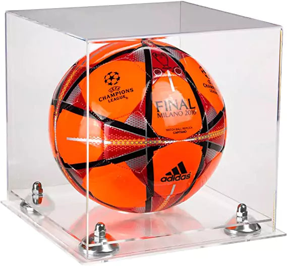 Acrylic Soccer Ball Display Case - Clear (A027/B02)