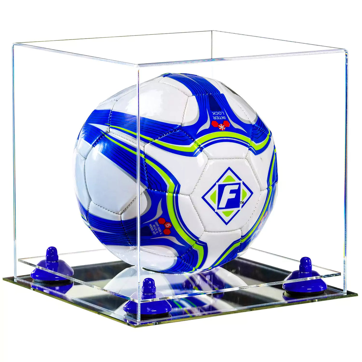 Acrylic Soccer Ball Display Case - Clear (A027/B02)