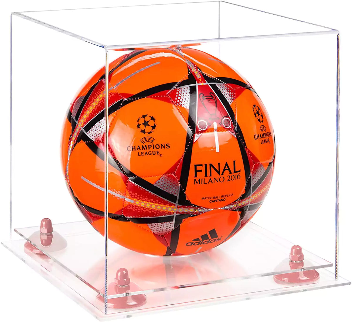 Acrylic Soccer Ball Display Case - Clear (A027/B02)