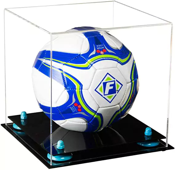 Acrylic Soccer Ball Display Case - Clear (A027/B02)