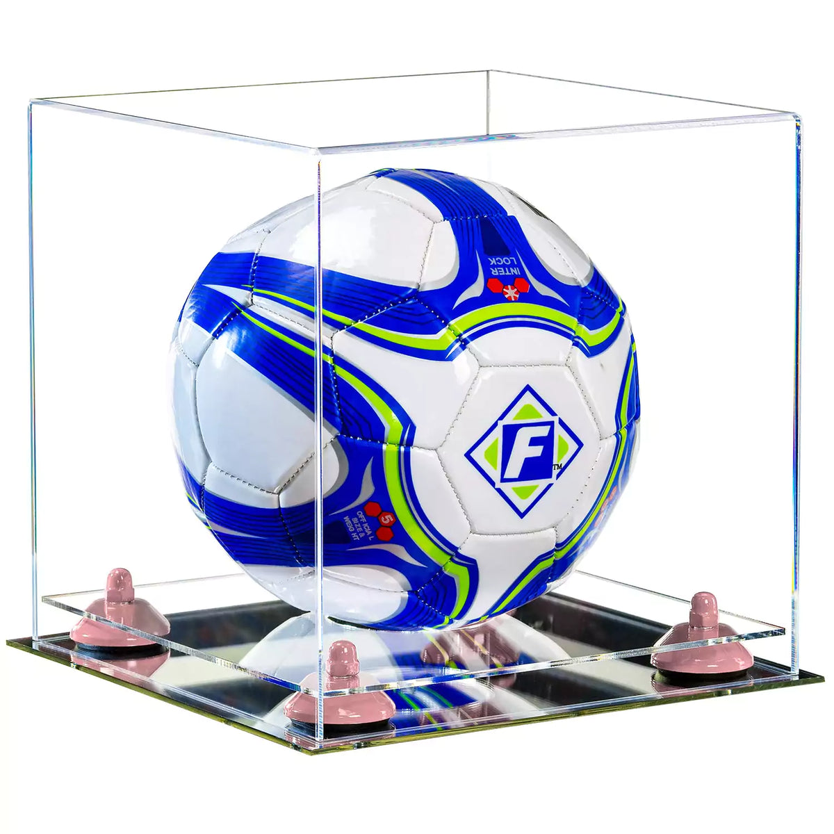 Acrylic Soccer Ball Display Case - Clear (A027/B02)