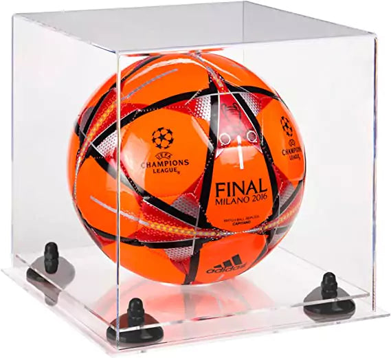 Acrylic Soccer Ball Display Case - Clear (A027/B02)