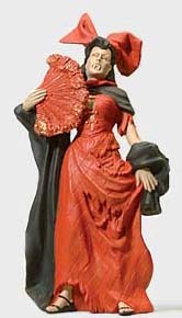 Preiser 29075 HO Scale Individual Figures, Fantasy -- Female Vampire