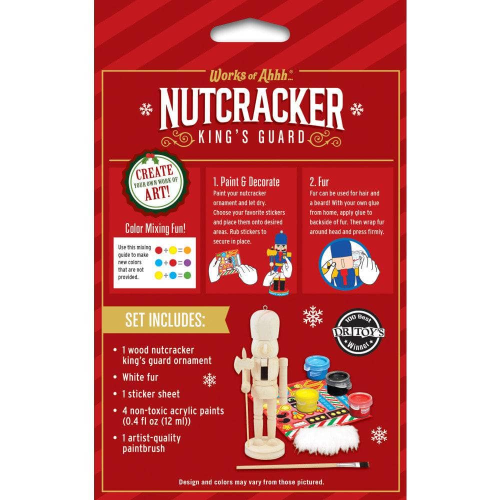 Nutcracker King's Guard Ornament Wood Paint Kit