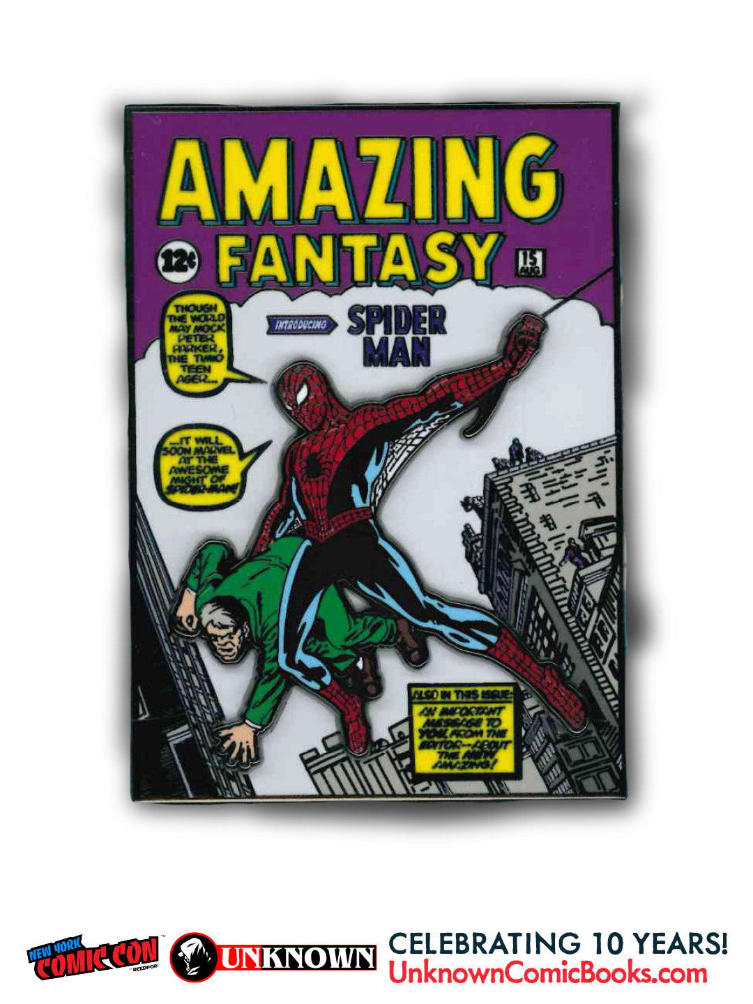 Amazing Fantasy Classic Pin NYCC 2026 | Classic | Unknown Comic Books Exclusive (10/28/2026)