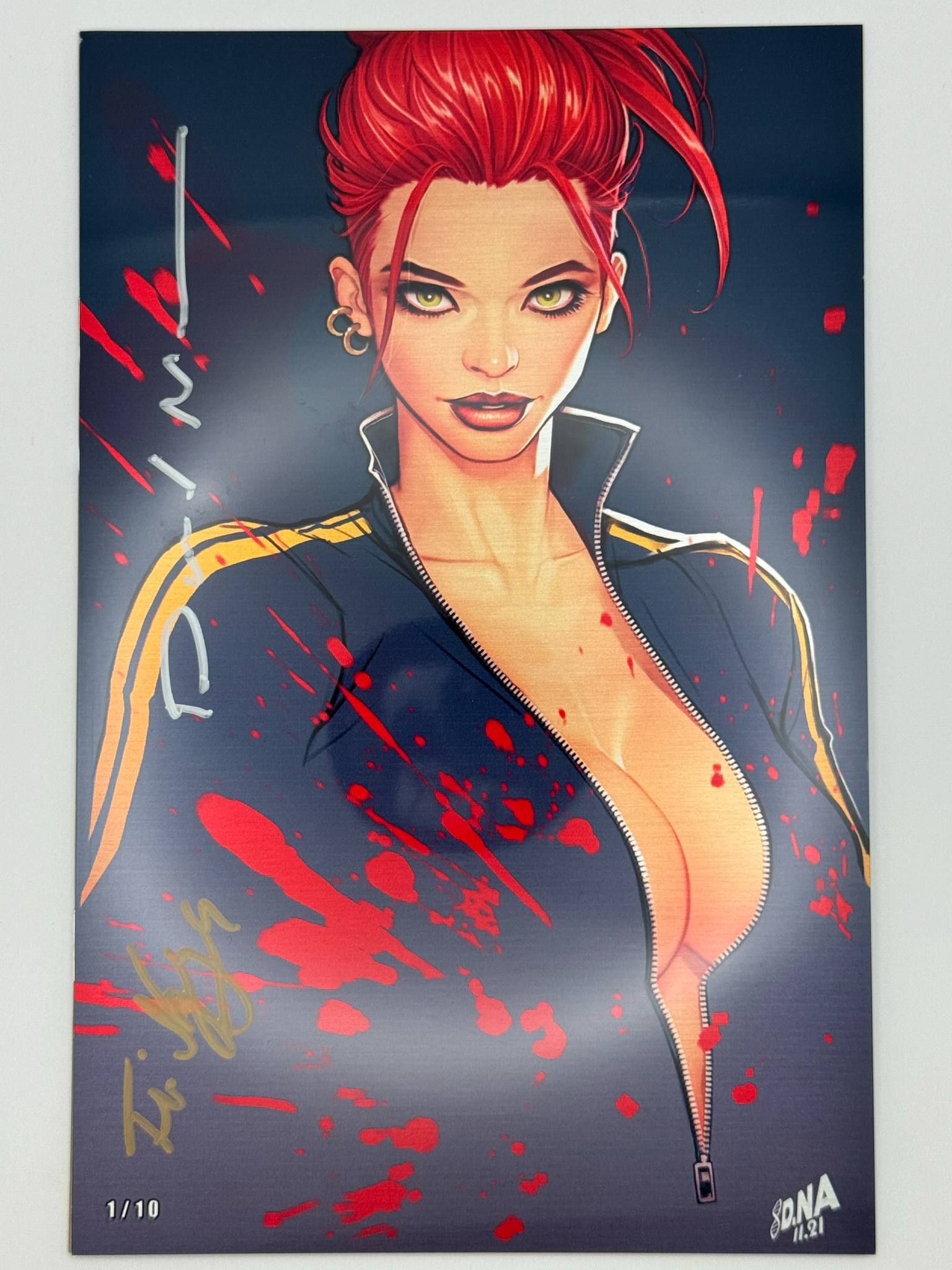 [DOUBLE SIGNED] MUFFY THE PIMP SLAYER #2 DAVID NAKAYAMA EXCLUSIVE LIMITED METAL VIRGIN VAR [IN STOCK]