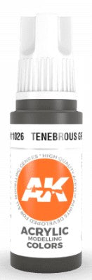 AK Interactive 11026 Tenebrous Grey 3G Acrylic Paint 17ml Bottle