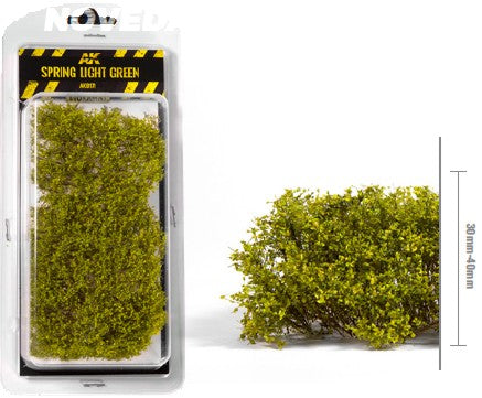 AK Interactive 8171 Diorama Series: Spring Light Green Shrubs